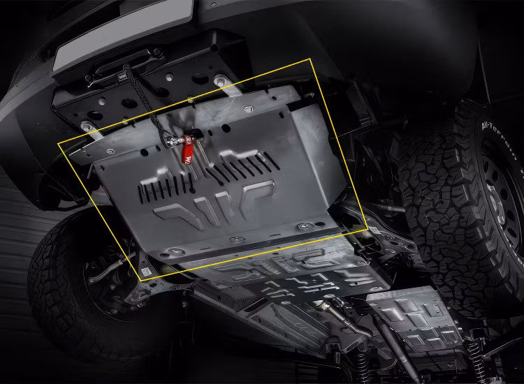 Underkörningsskydd Aluminium 6mm Mercedes Sprinter 4X4 2022+