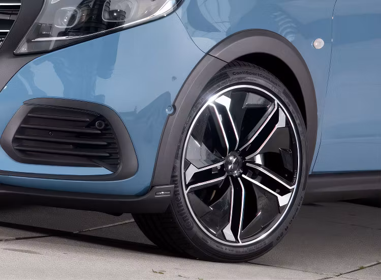 Skärmbreddare mattsvarta +20mm Mercedes Vito / V-Klass 2024+