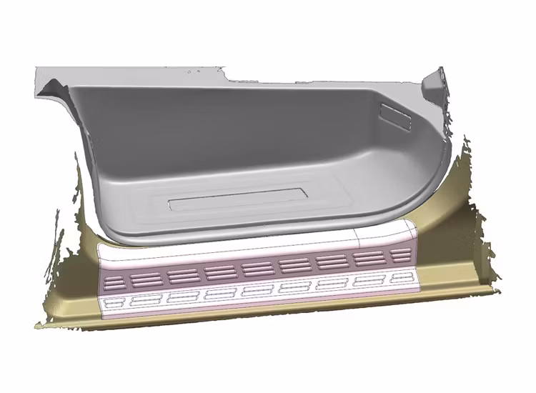 Instegsskydd Volkswagen T7 / Ford Transit Custom 2024+