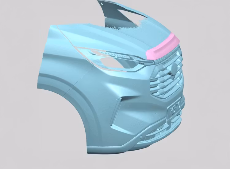 Huvskydd Ford Transit Custom 2024+