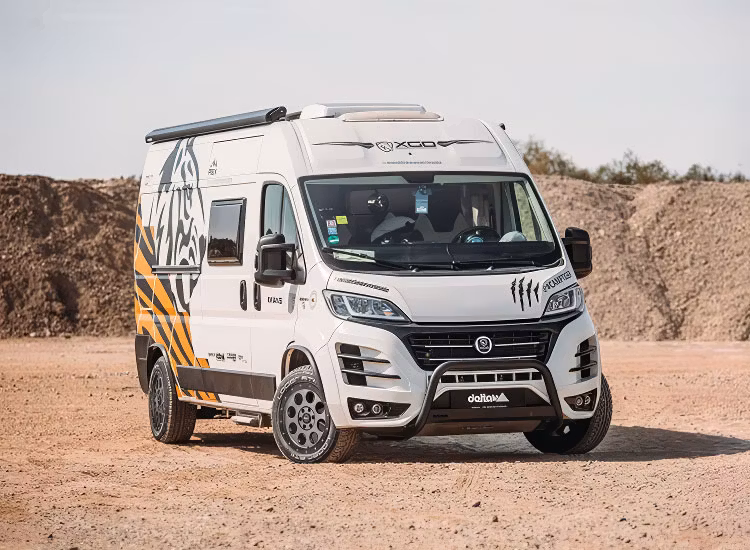 Fälgpaket Delta Klassik B ink breddare 8,5x18 5/118 / 5/130 ET45 Ducato / Jumper / Boxer