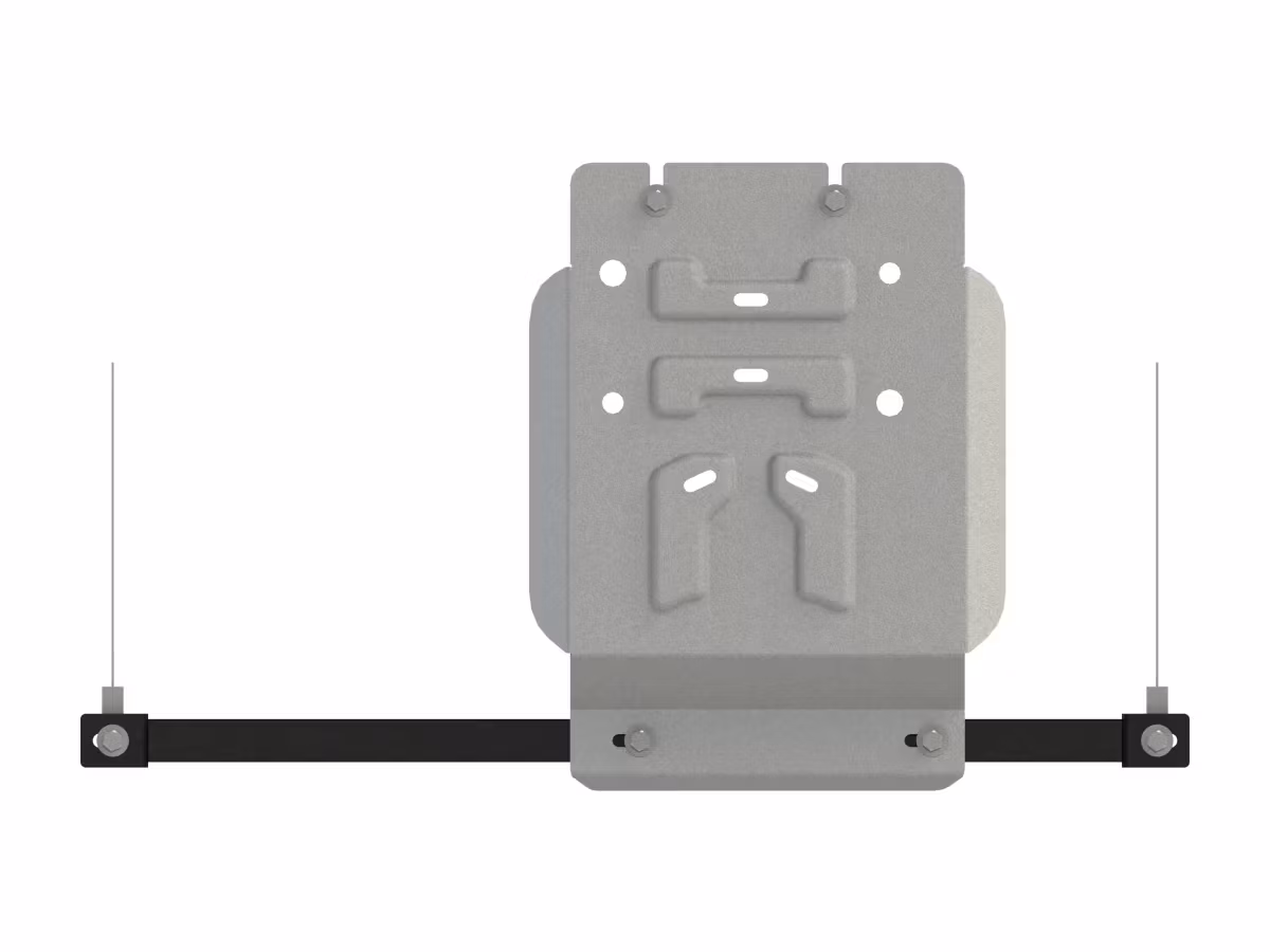 Hasplåt fördelningslåda Alu 6 mm Dodge RAM 1500 2019-2024