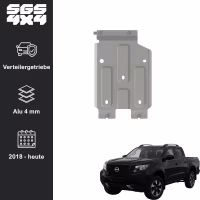 Hasplåt fördelningslåda aluminium Nissan Navara 2018+