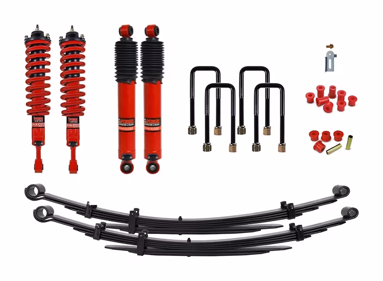 Pedders höjningssats 150kg+ med ställbara foam-cell dämpare 40mm Toyota Hilux 2015+