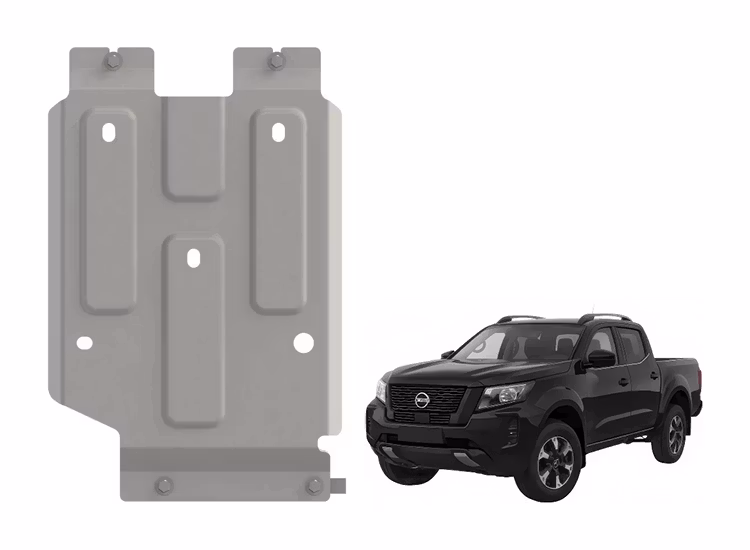 Hasplåt fördelningslåda aluminium Nissan Navara 2018+