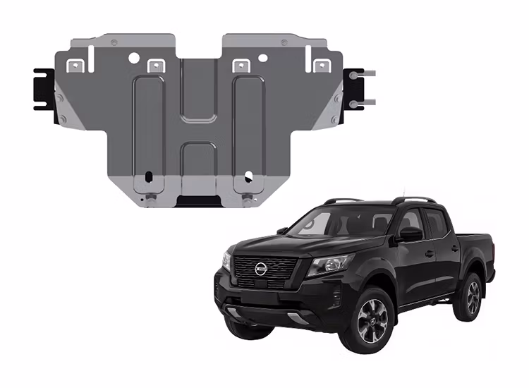 Hasplåt kylare aluminium Nissan Navara 2018+