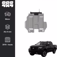 Hasplåt motor aluminium Nissan Navara 2018+