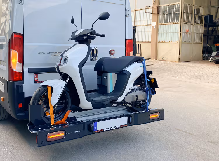 Proff Trailmaster motorcykel / mopedhållare foldflex 165kg