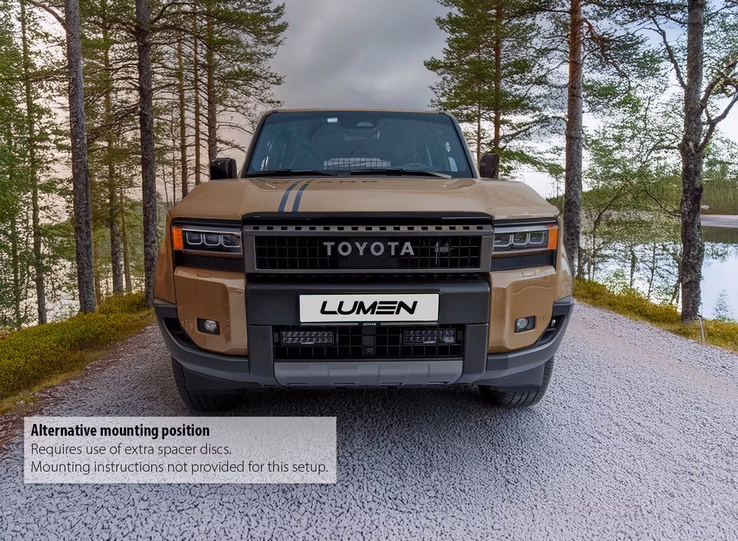 Lumen grillkit Helios SQ16 Toyota Land Cruiser 250 2025