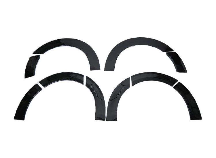 Skärmbreddare mattsvarta VW Transporter T6.1