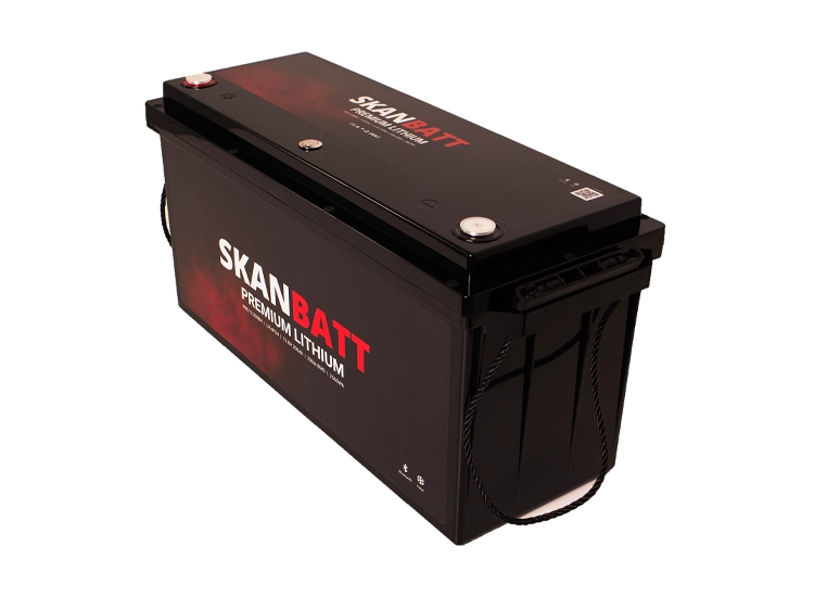 SKANBATT Premium Litium heat & blåtand 12V 200Ah 200A BMS