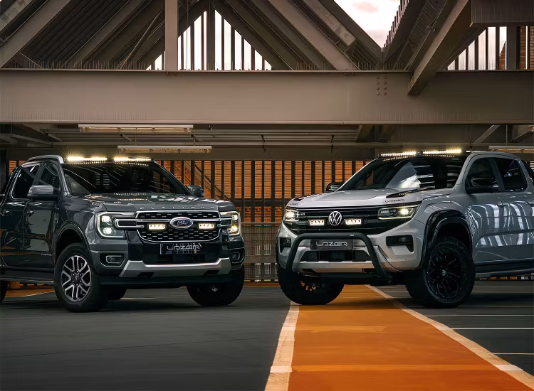 Taklampor Lazer Glide Ford Ranger / Raptor & VW Amarok 2023+