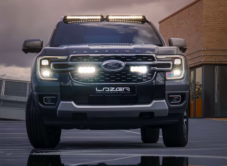 Taklampor Lazer Glide Ford Ranger / Raptor & VW Amarok 2023+