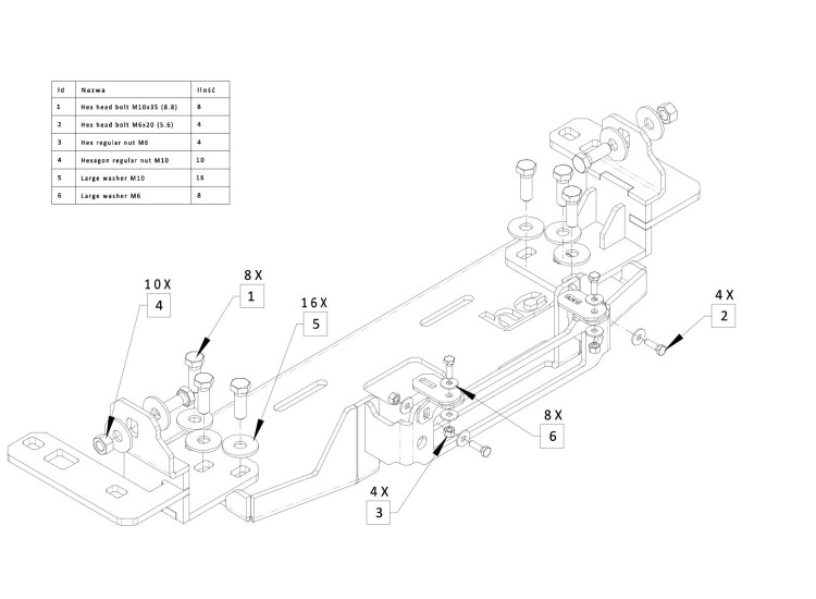 Vinschfäste HD Ford Ranger PHEV Hybrid T6.2 T9 2025+