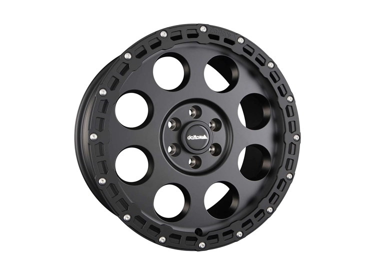 Delta Klassik B Rugged Mattsvart 18 tum 5/118 ET45 Ducato / Jumper / Boxer