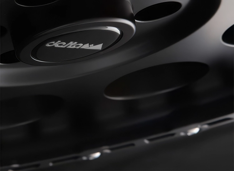 Delta Klassik B Rugged Mattsvart 18 tum 5/118 ET45 Ducato / Jumper / Boxer