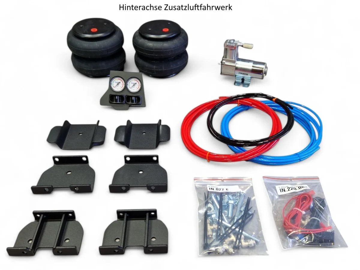 Intrak Luftfjädring inkl. kompressor Jumper / Ducato / Boxer / Husbil 2006+