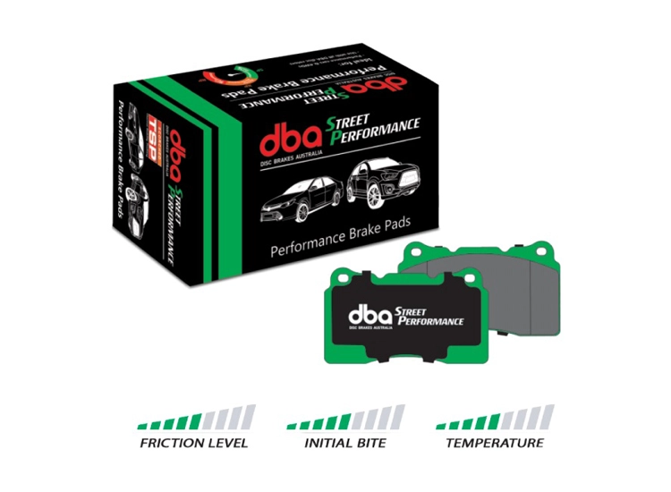 DBA Street Performance bromsbelägg fram Land Cruiser 200