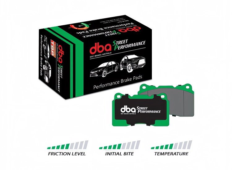 DBA Street Performance bromsbelägg bak Land Cruiser 70/80/90/120/150