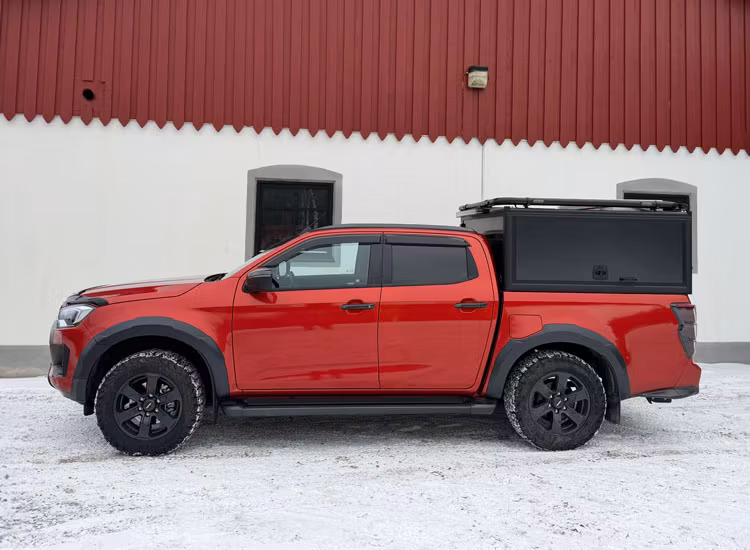 Pedders höjningssats HD 300kg+ 40mm Isuzu D-Max 2020+ Före höjningen