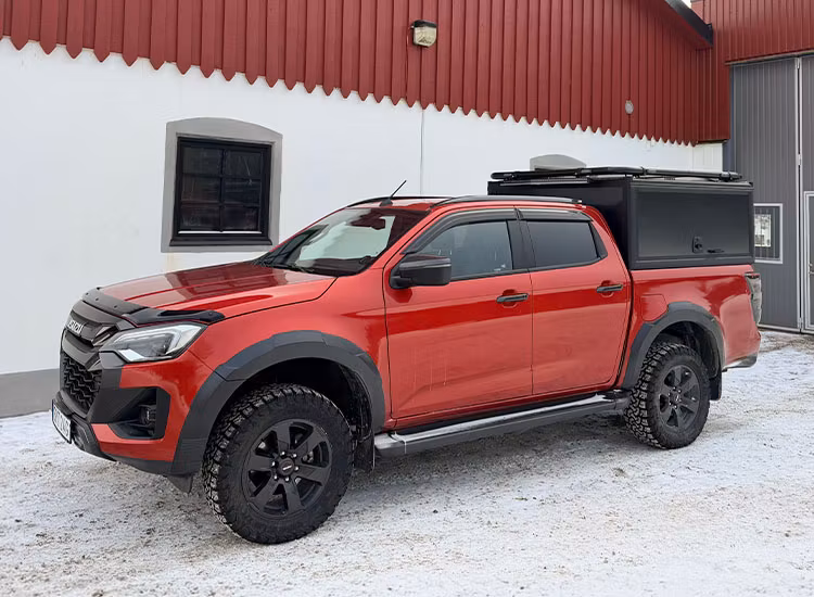 Pedders höjningssats HD 300kg+ 40mm Isuzu D-Max 2020+ Efter höjningen