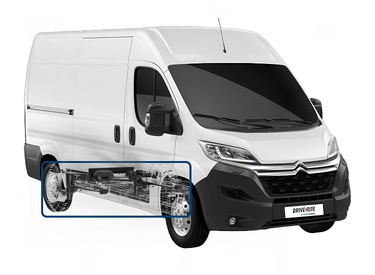 Drive-Rite Full Air Luftfjädring bak Jumper / Ducato / Boxer / 2007+