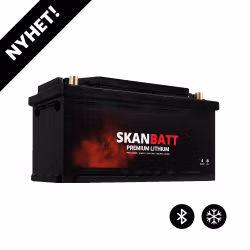 SKANBATT Premium Litium heat & blåtand 12V 178Ah 160A BMS - 8 Års garanti!