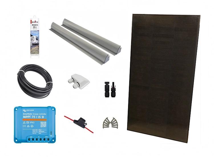 Solpanelskit MPPT PERC för husbil & husvagn