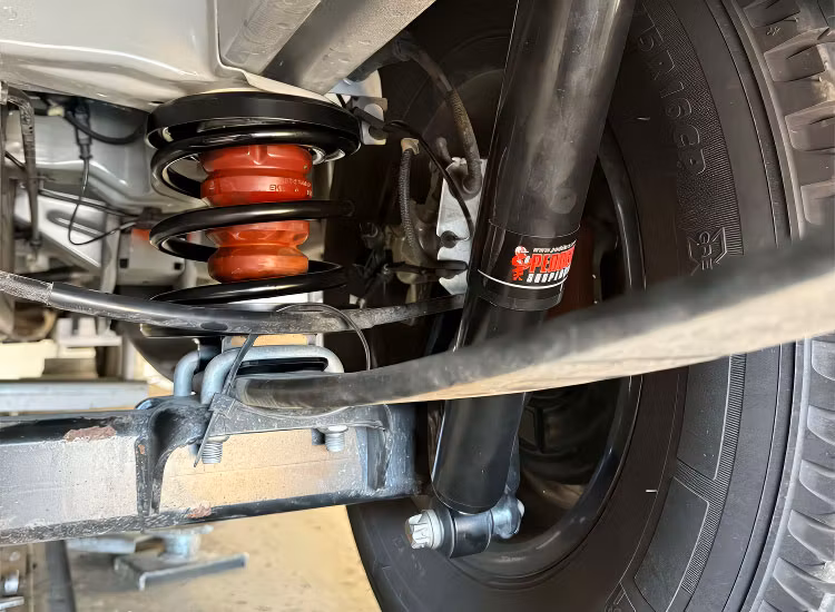 Pedders hjälpfjädring bak 350-750kg Ducato / Jumper / Boxer / Movano