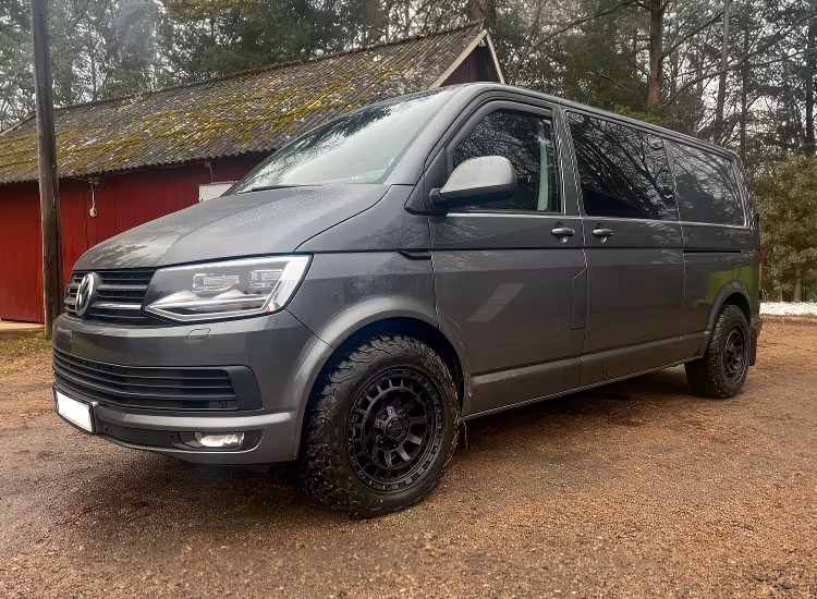 DIRT A.T D210 FLATBLACK 8.5X17 5X120 ET35 CB74.1 VW T5 / T6 / T6.1