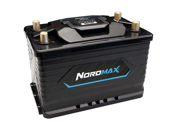 Nordmax Litium Fritidsbatteri / Startbatteri Dual 110Ah Blåtand