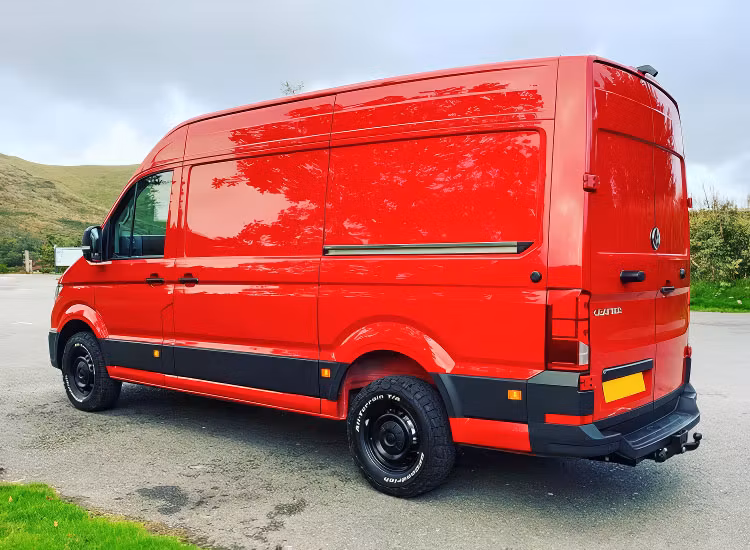 Pedders höjningsdistanser bak 30mm VW Crafter / MAN TGE 2017+ ink 4-Motion