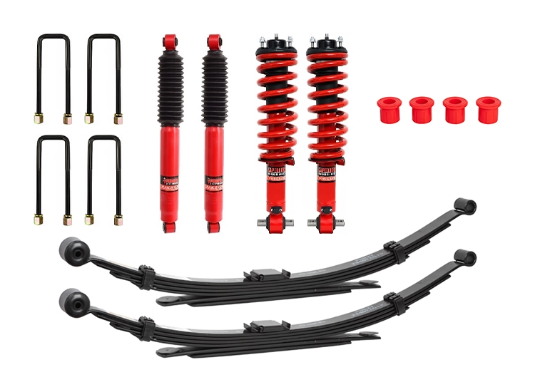 Pedders ställbara Ezifit höjningssats 300kg+ 50mm Ford Ranger 2.0 2023+