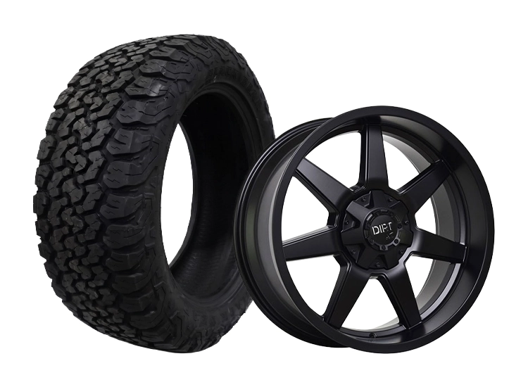 Komplett fälgpaket D39 Flatblack 9x20 5/120 5/139,7 ET12 285/50R20