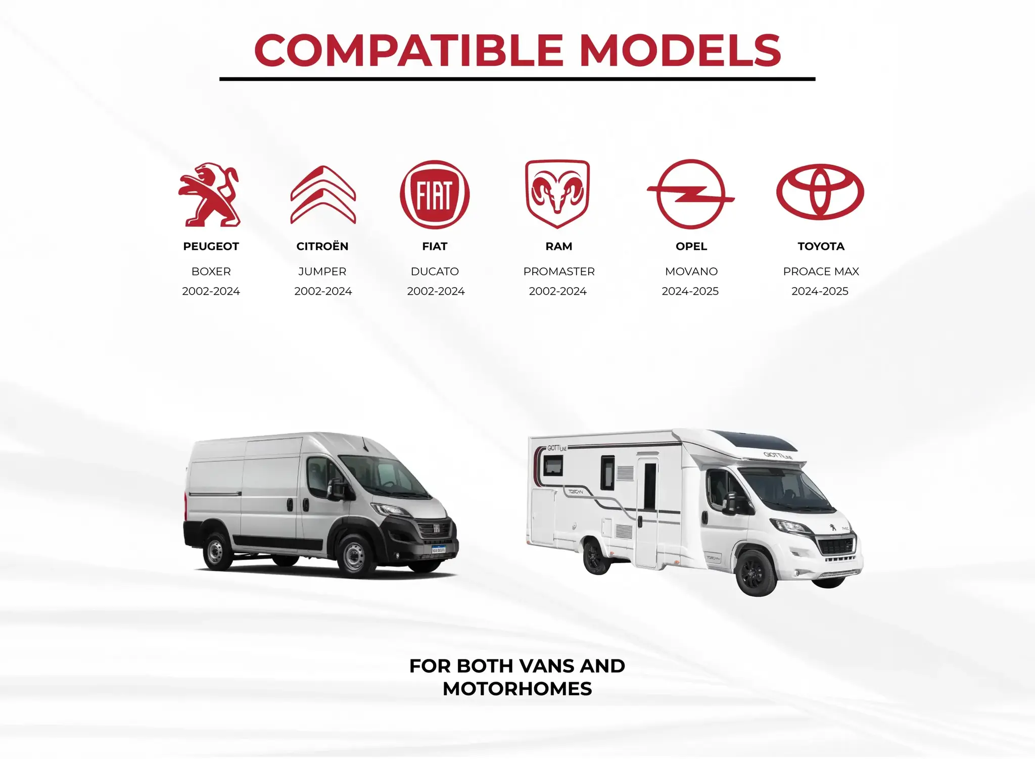 Fällbar madrass Ducato / Jumper / Boxer / Movano / PROACE MAX 2002-2026+