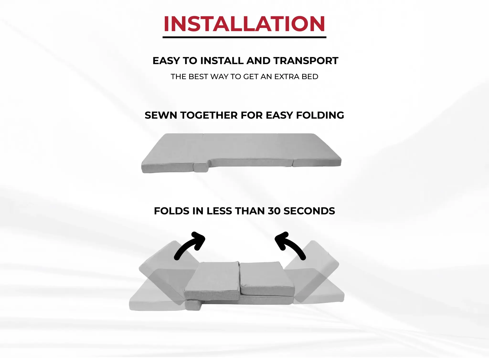 Fällbar madrass Ducato / Jumper / Boxer / Movano / PROACE MAX 2002-2026+