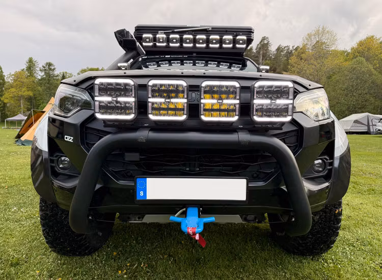 Frontbåge Misutonida 76mm ECE-Godkänd Isuzu D-Max 2024+