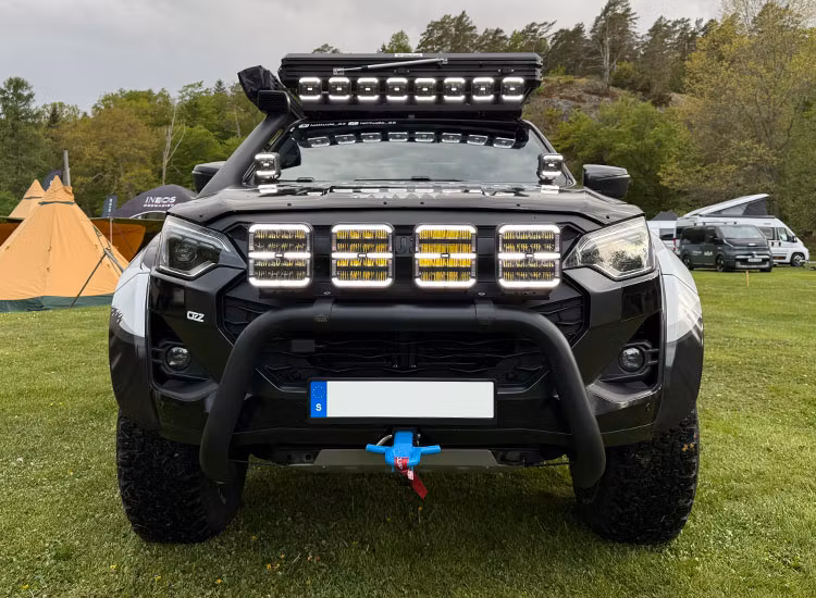 Frontbåge Misutonida 76mm ECE-Godkänd Isuzu D-Max 2024+