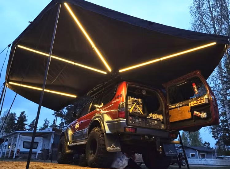 Utdragbar fristående markis 270 XL Gasell
