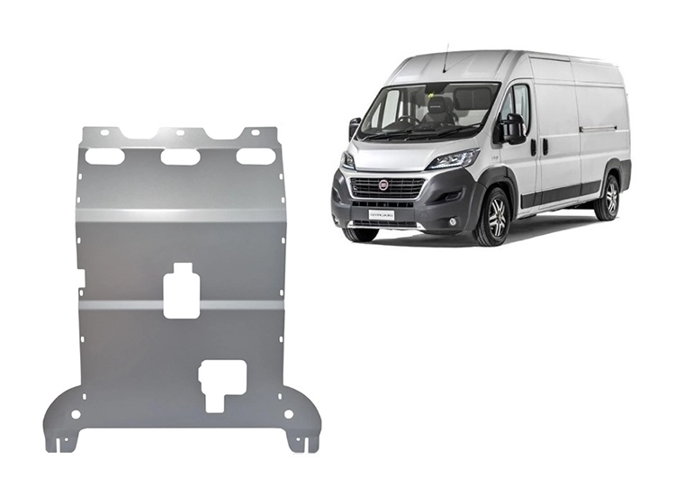 Hasplåt motor / växellåda / kylare 4mm aluminium Fiat Ducato 2016+