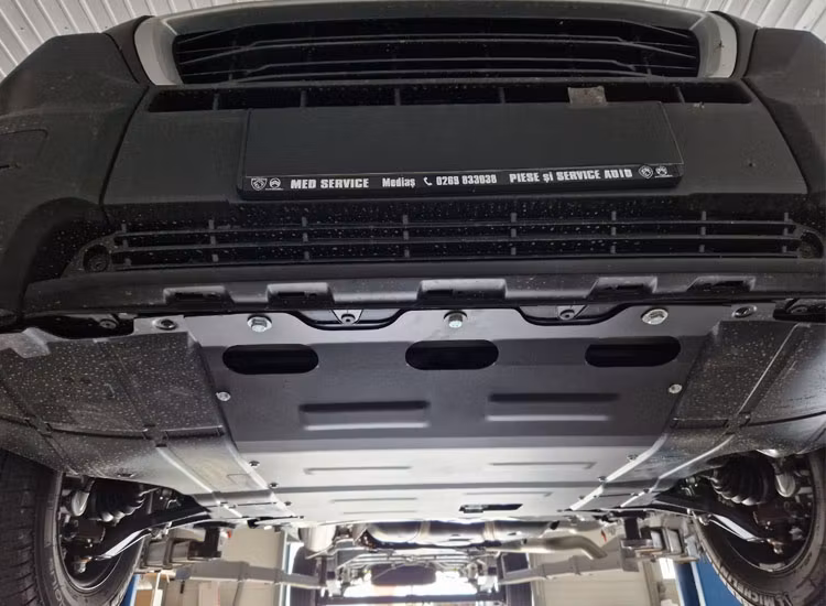 Hasplåt motor / växellåda / kylare 2,5mm aluminium Fiat Ducato 2016+