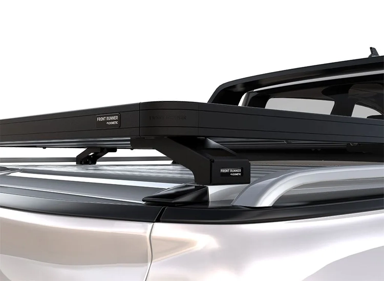 Front Runner Ford Ranger T6.2 Wildtrak Double Cab w/OEM Roll Top (2022-Current) Slimline II Load Bed Rack Kit