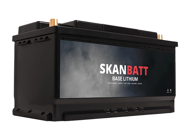 Litiumbatteri SKANBATT Base 12V 172Ah Bluetooth Heat