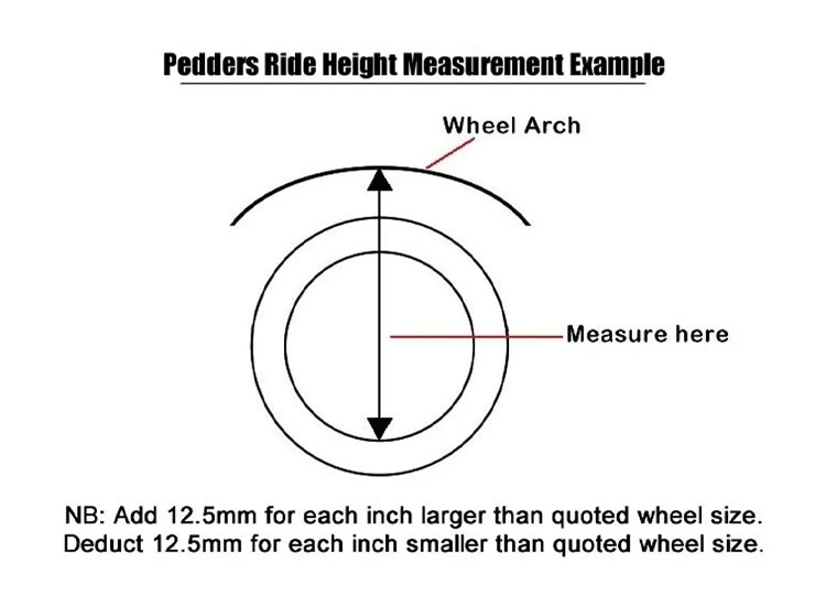 Pedders HD höjningssats 300kg+ 50mm Toyota Hilux 2026+