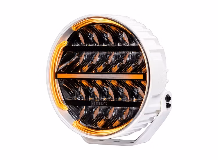 BriodLights Olympus 3.0 9 tum LED extraljus - Vit