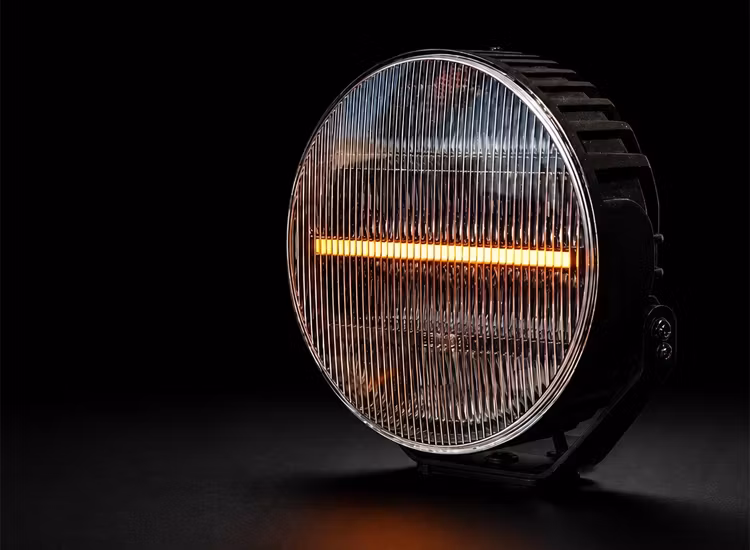 BriodLights Olympus 3.1 Retro 9 tum LED extraljus - Svart