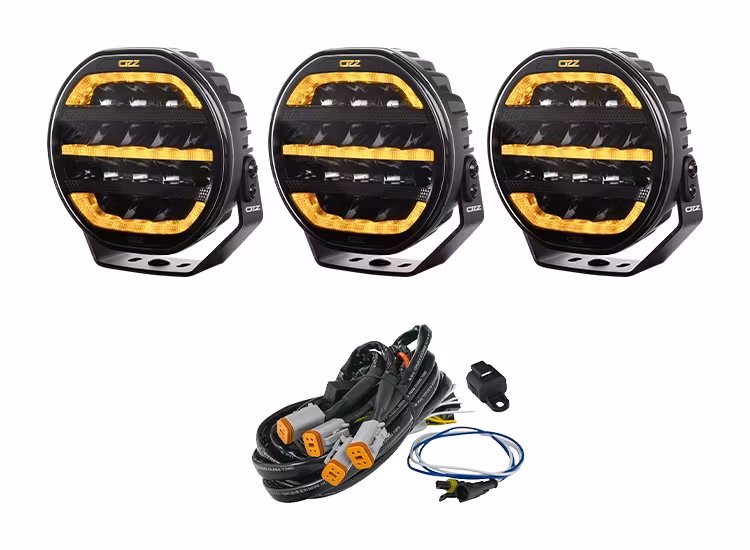 3-Pack OZZ XR2 P7 tum LED extraljus