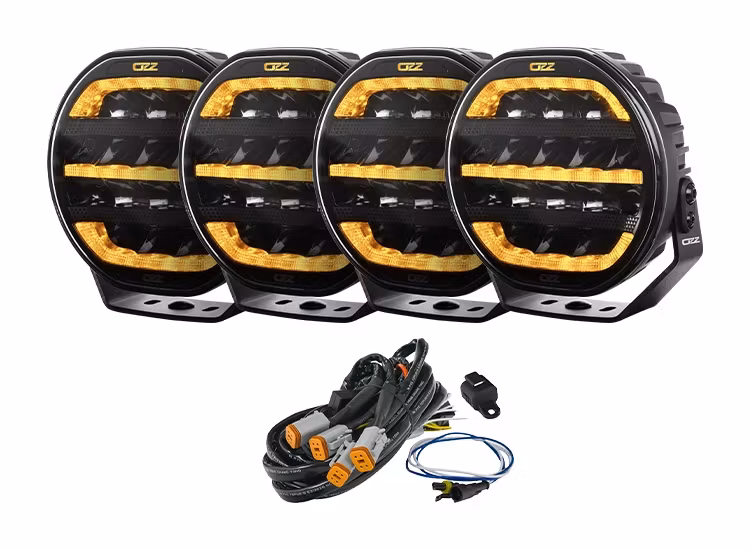4-Pack OZZ XR2 P7 tum LED extraljus