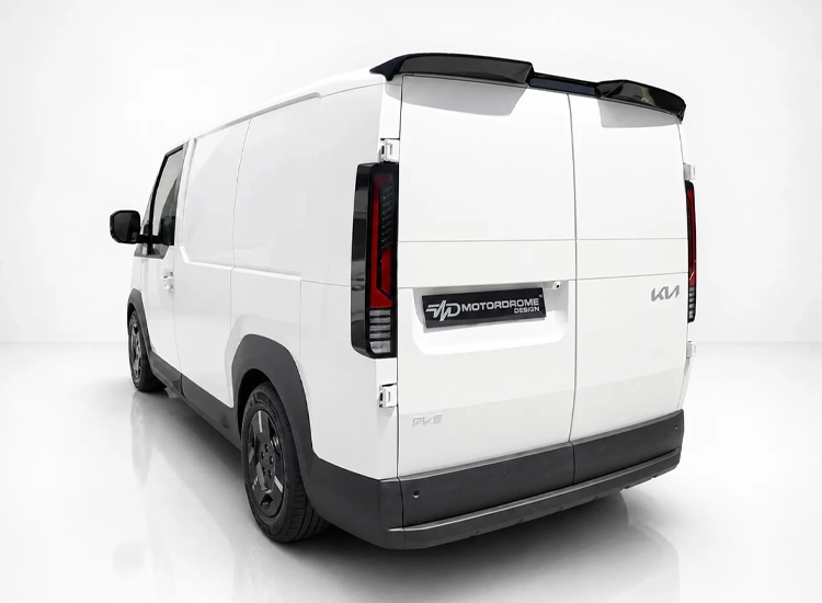 Takvinge Kia PV5 Cargo med dubbla bakdörrar