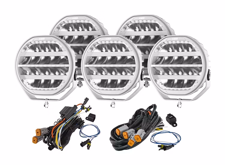 5-Pack OZZ XR3 P9 tum Arctic Edition LED Extraljus